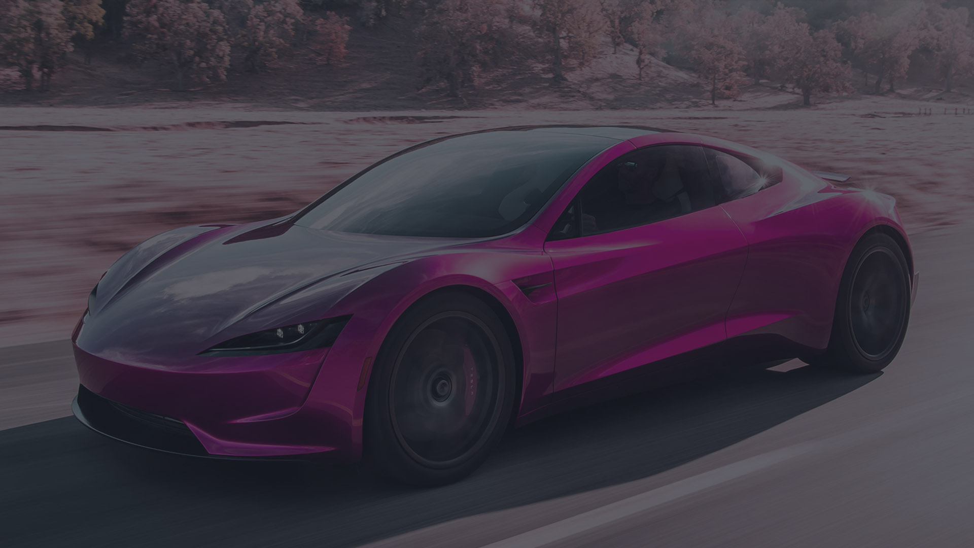 voiture sport rose